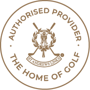 St Andrews Links Trust Authorised Provider Logo for The Experience Golf.