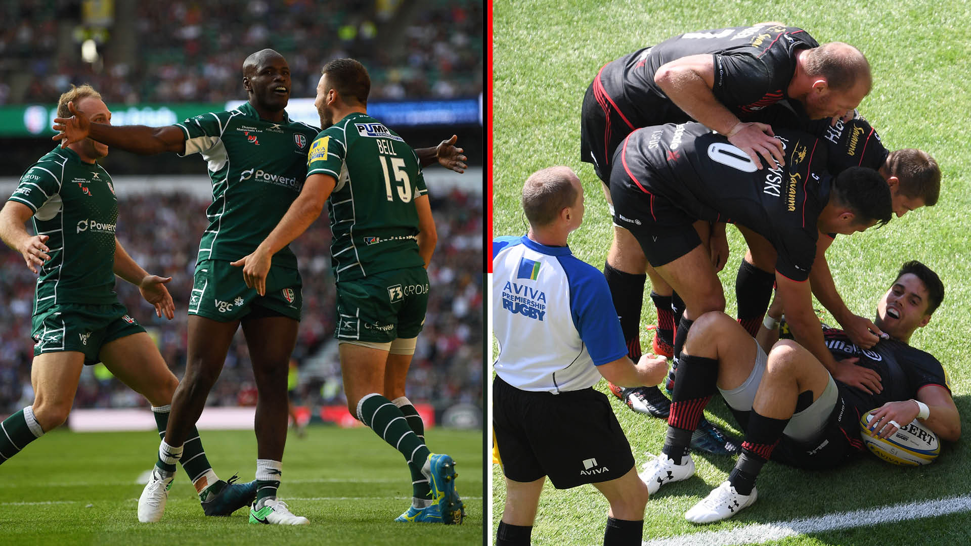 London Irish and Saracens