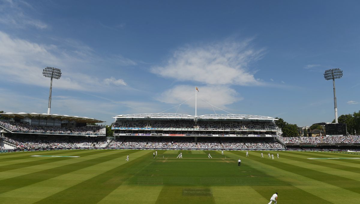 The pitch of Lords cricket ground