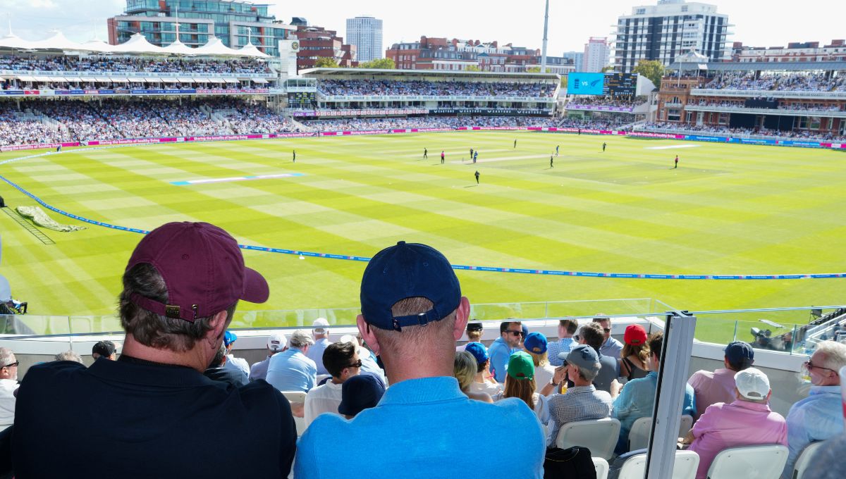 The view form your seats at the Nursery Pavilion